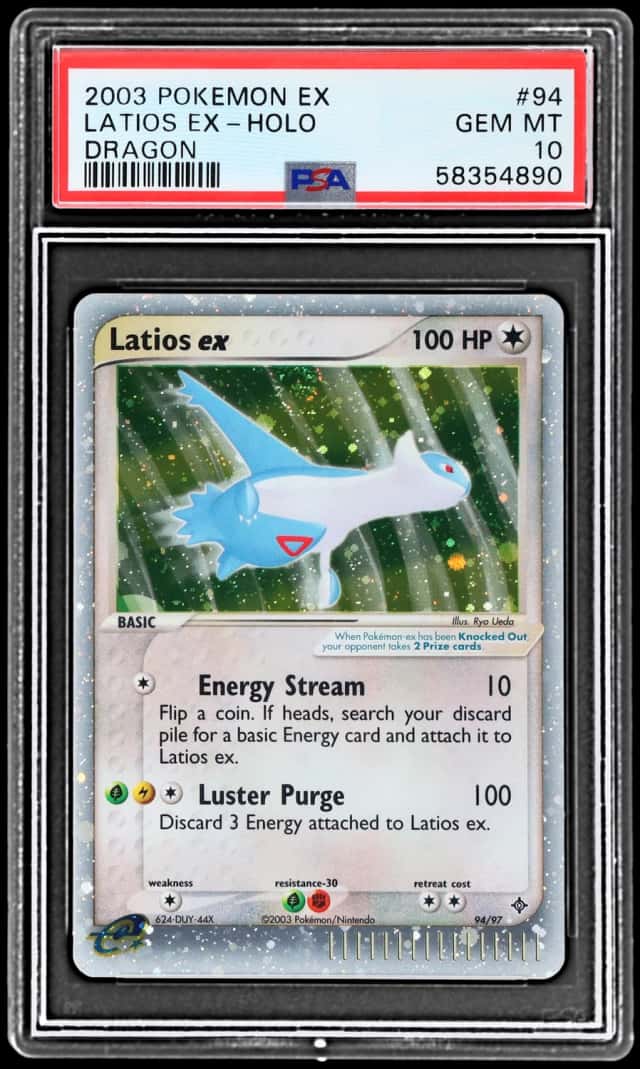 2003 Pokemon Ex Dragon Holo Latios Ex #94