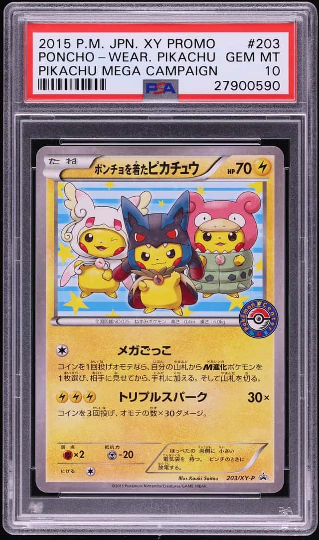 Poncho-Wear Pikachu
