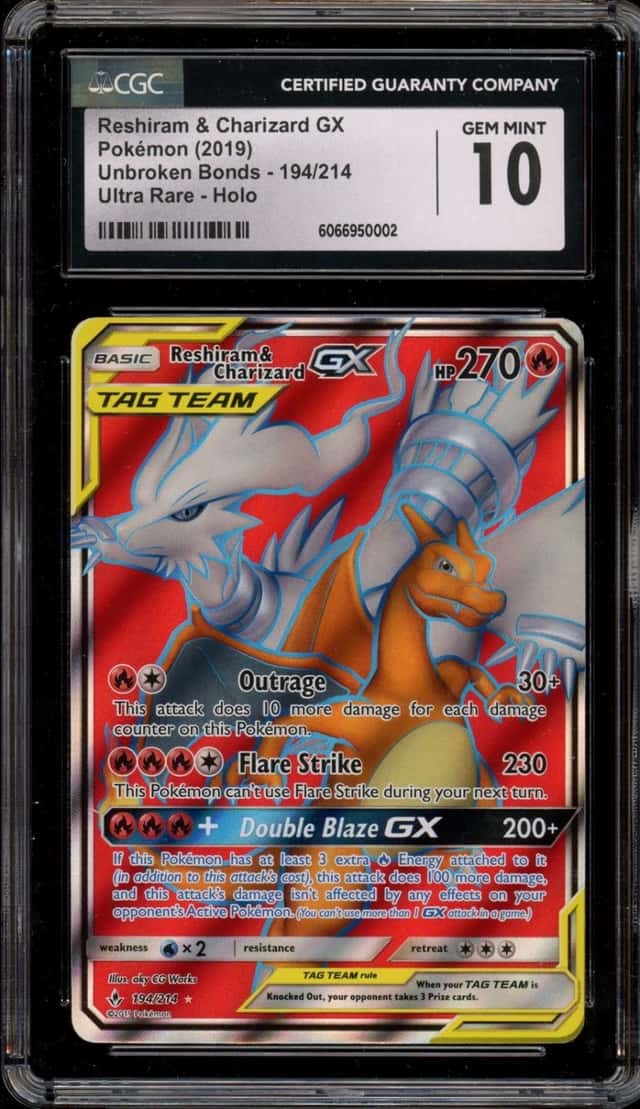 Reshiram & Charizard GX