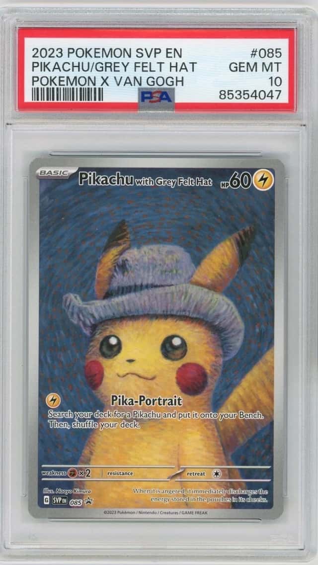 Pikachu/Grey Felt Hat