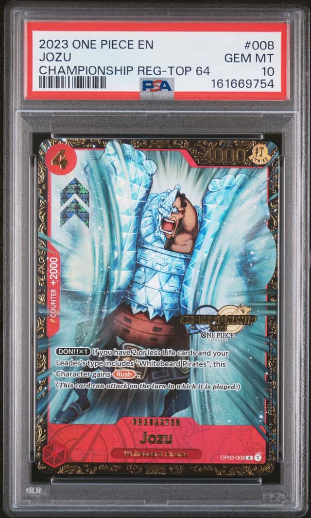 2023 One Piece Promo Championship Regional Top 64 Jozu #OP02008