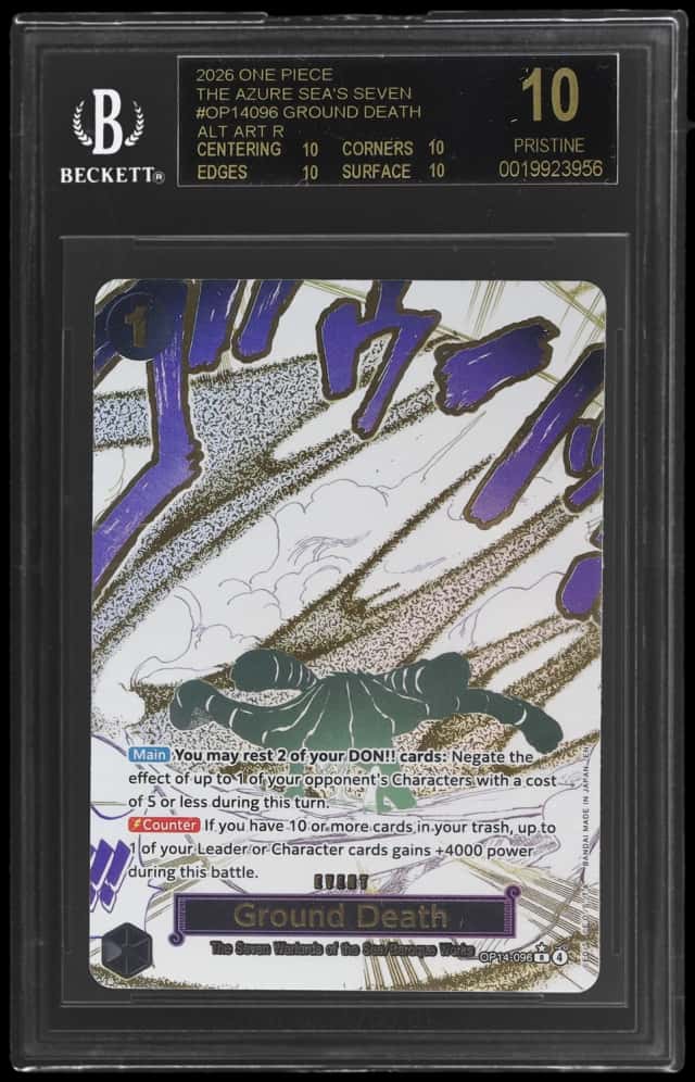 2026 One Piece the Azure Sea's Seven Alternate Art Ground Death #OP14096