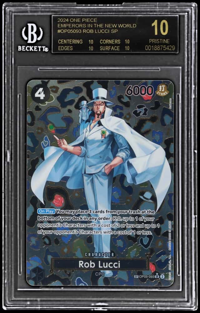 2024 One Piece Emperors In the New World Special Alternate Art Rob Lucci #OP05-093