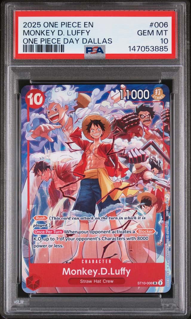 2025 One Piece Promo One Piece Day Dallas Monkey D. Luffy #ST10006