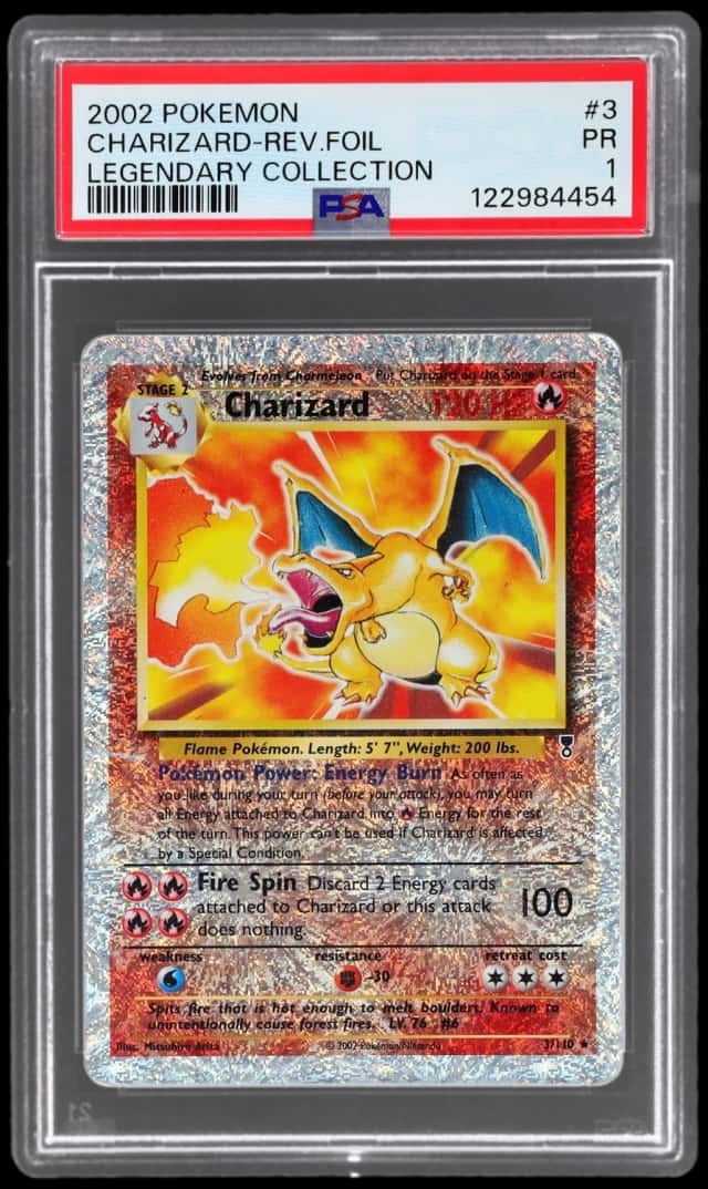 2002 Pokemon Legendary Collection Reverse Foil Charizard #3