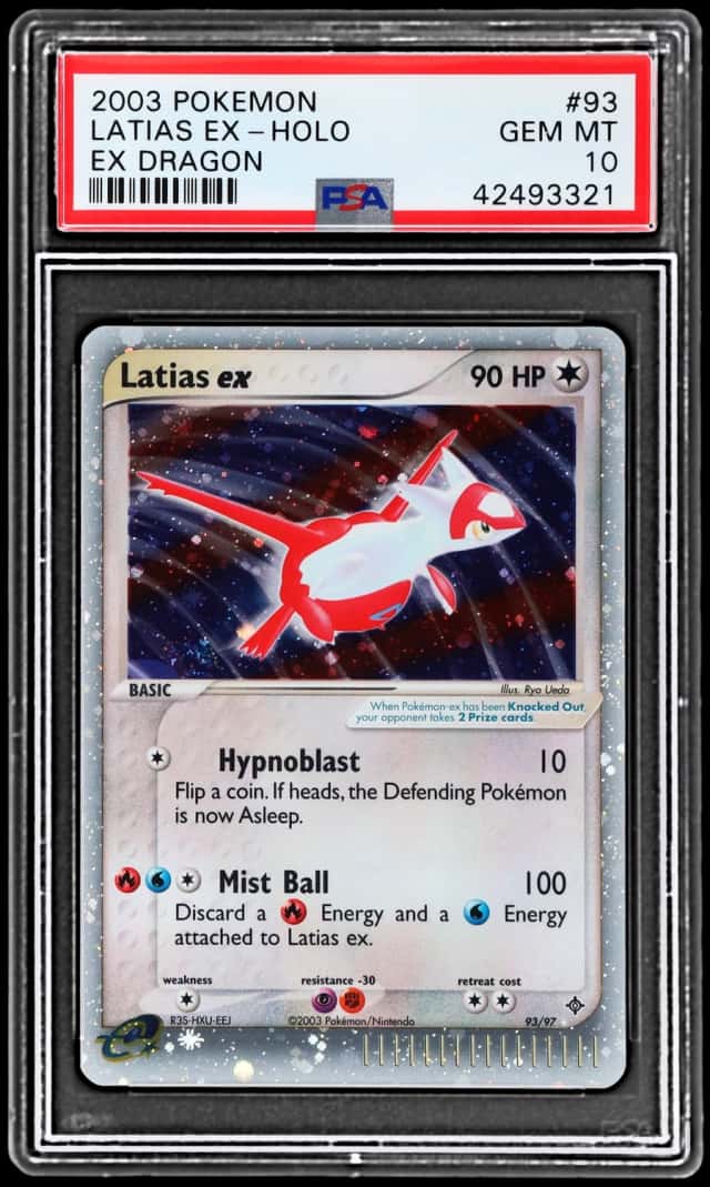2003 Pokemon Ex Dragon Holo Latias Ex #93