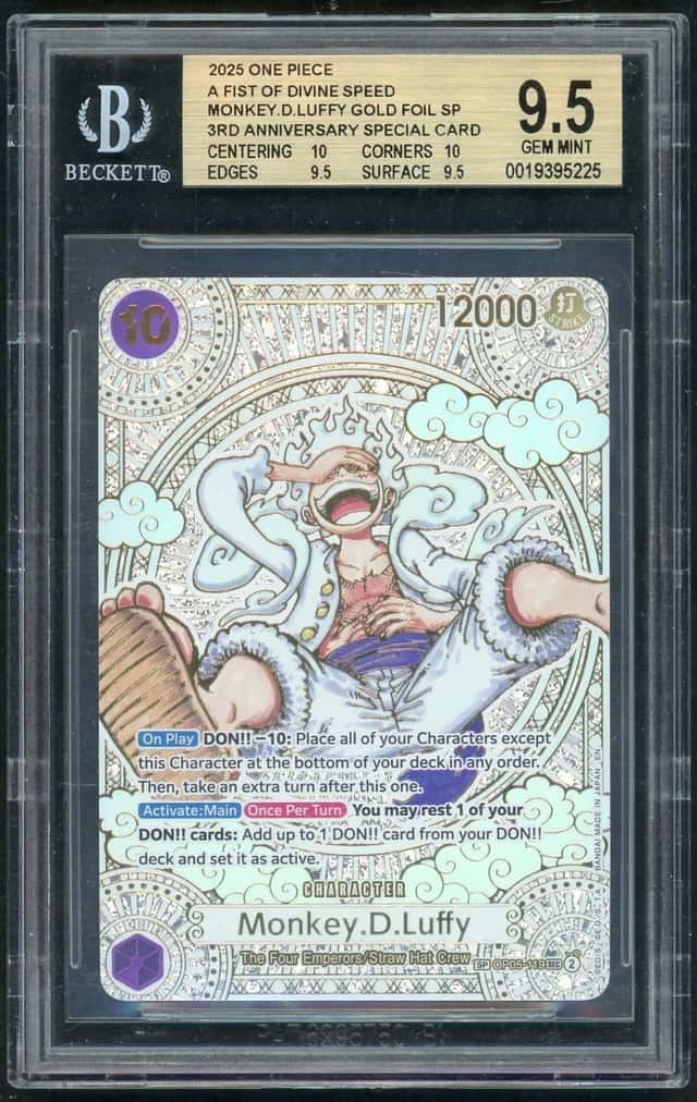 Monkey.D.Luffy GOLD FOIL SP/(3rd Anniversary Special Card)