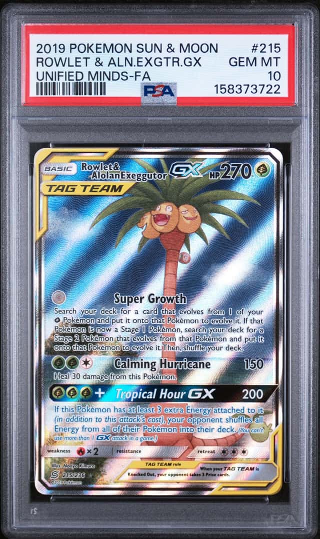 Rowlet & Alolan Exeggutor GX
