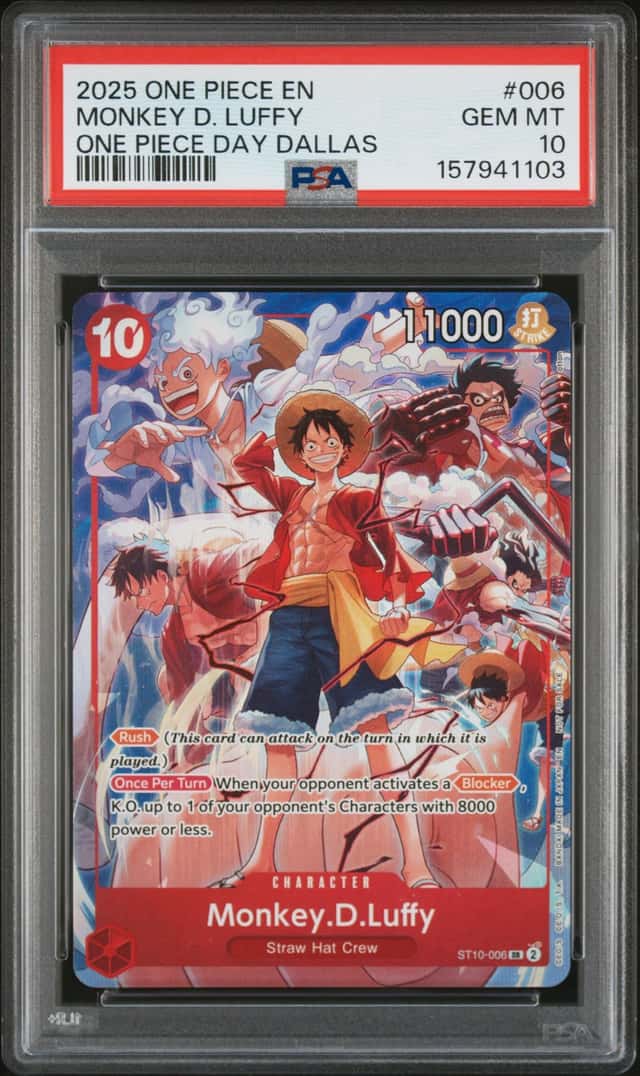 2025 One Piece Promo One Piece Day Dallas Monkey D. Luffy #ST10006