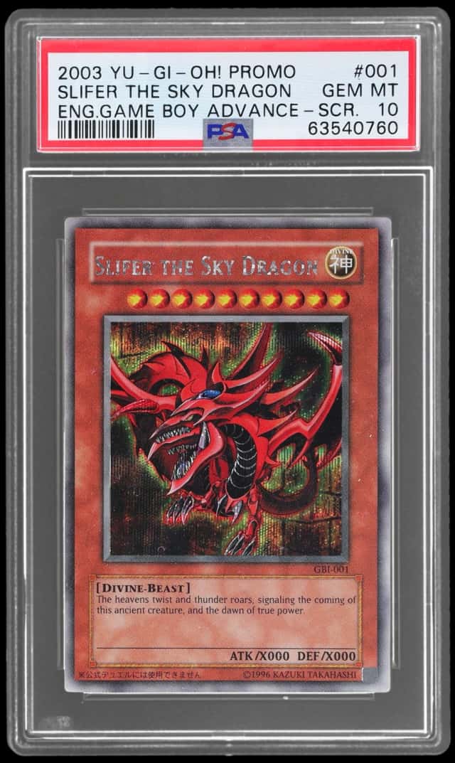 2003 Yu-Gi-Oh Duel Monsters International Worldwide Edition Promo Slifer the Sky Dragon #GBI001