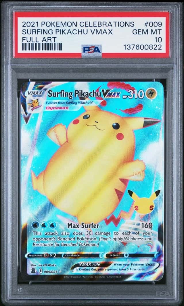 Surfing Pikachu VMAX