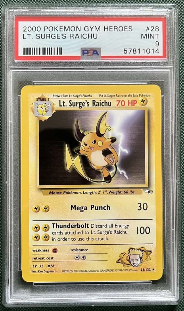 LT. SURGE'S RAICHU