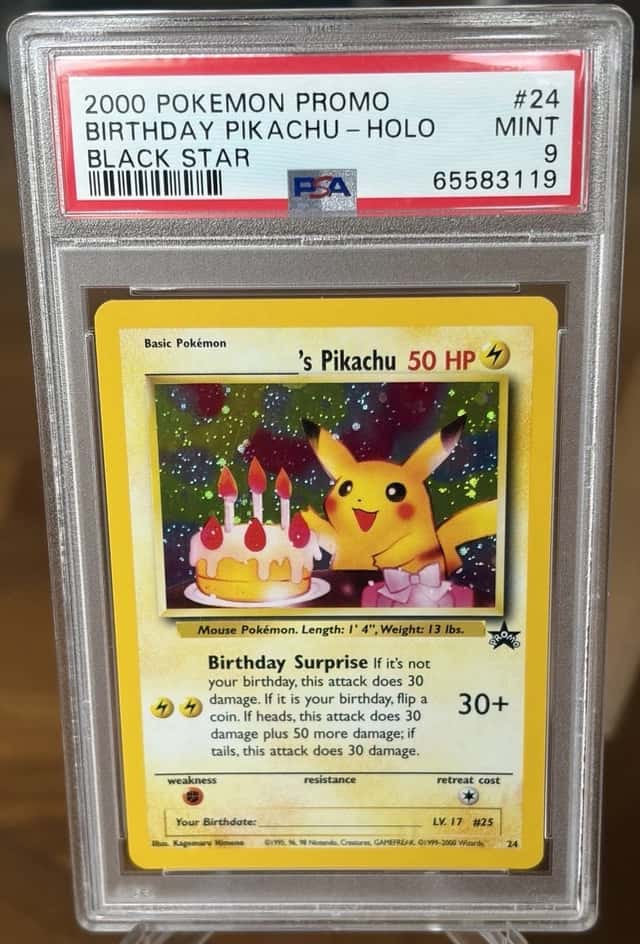 BIRTHDAY PIKACHU