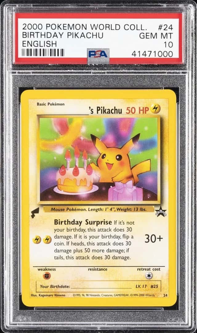BIRTHDAY PIKACHU