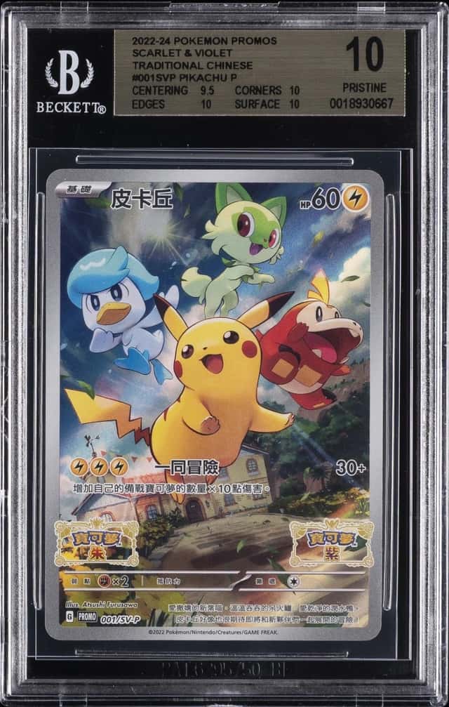 Pikachu P/(Pokemon Scarlet and Violet early purchase bonus November 18, 2022)