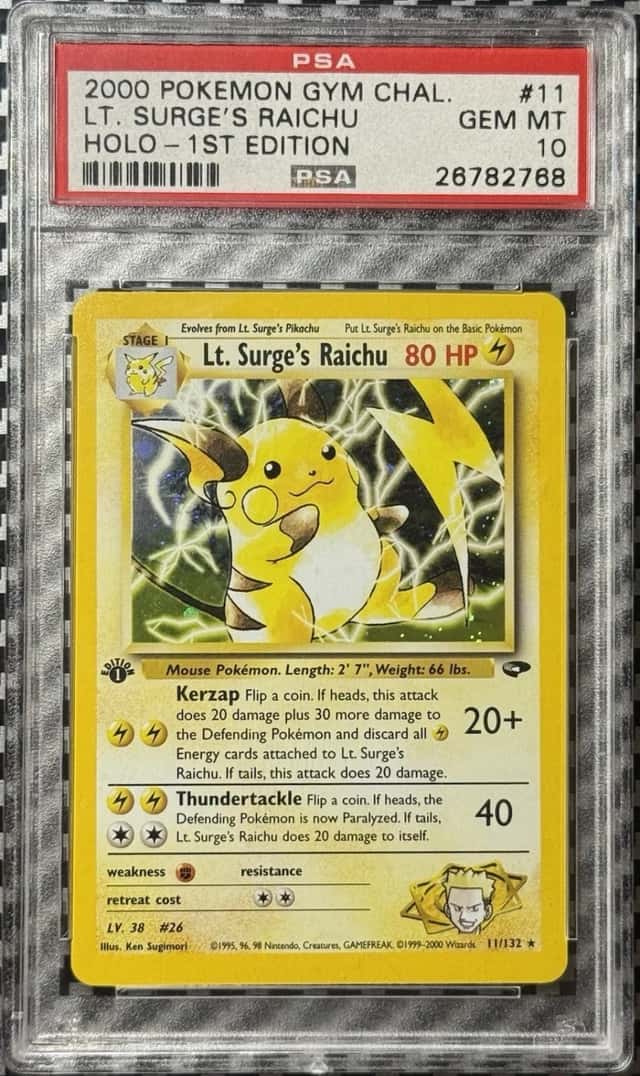 Lt. Surge's Raichu