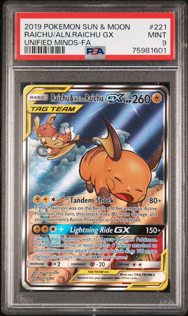 Raichu & Alolan Raichu GX
