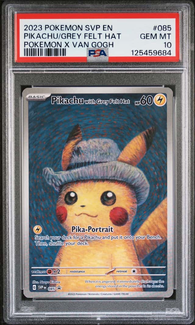 Pikachu/Grey Felt Hat