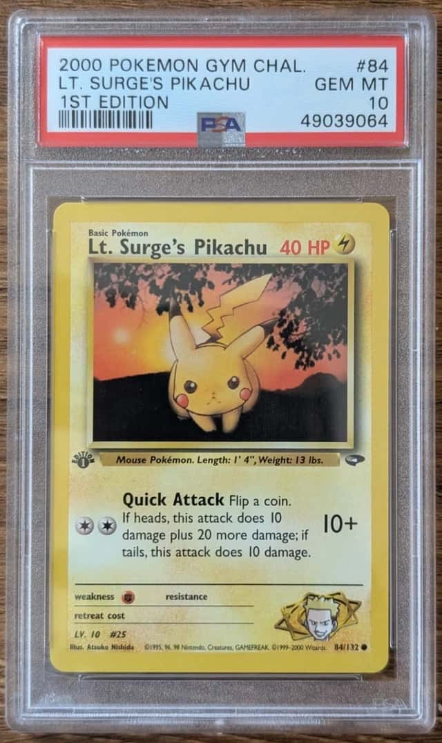 Lt. Surge's Pikachu
