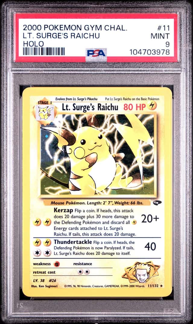 Lt. Surge's Raichu