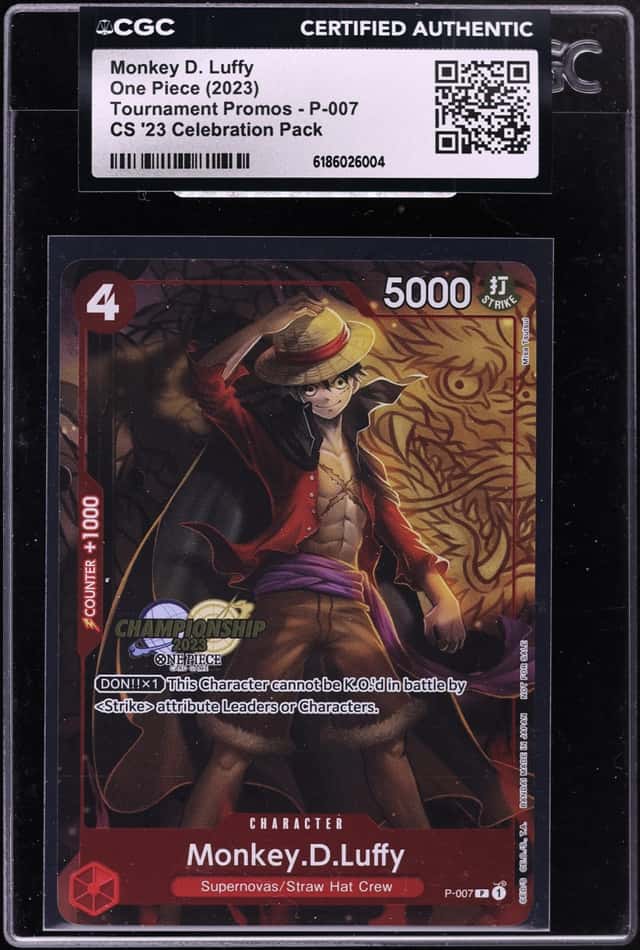 Monkey.D.Luffy SILVER FOIL P/(Championship 2023 Celebration Pack)