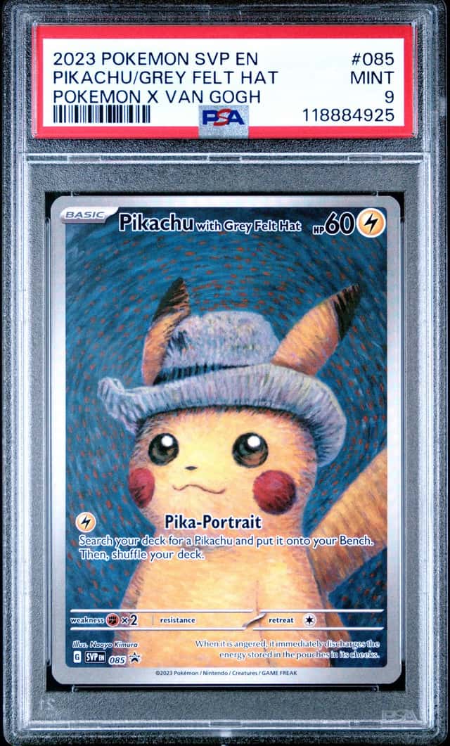 Pikachu/Grey Felt Hat