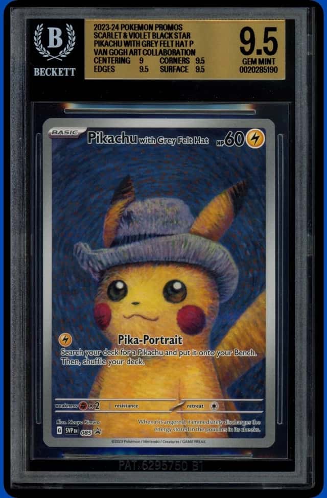 Pikachu/Grey Felt Hat