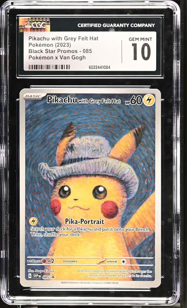 Pikachu/Grey Felt Hat