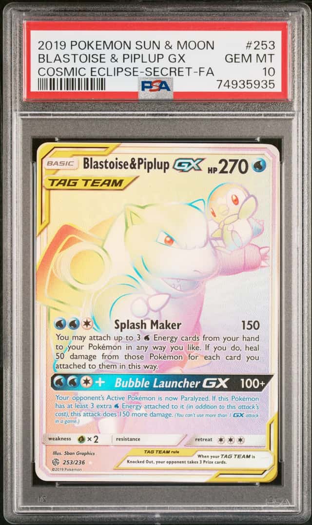 Blastoise & Piplup GX