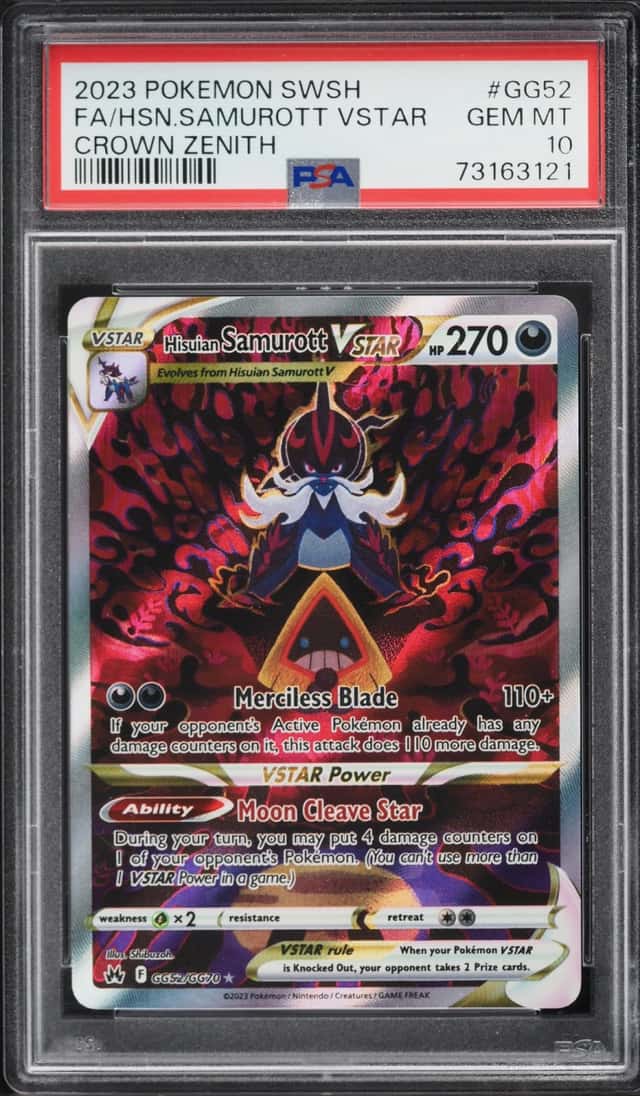 Hisuian Samurott VSTAR