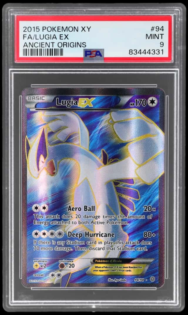 2015 Pokemon XY Ancient Origins Lugia Ex #94
