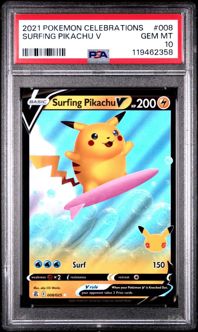Surfing Pikachu V