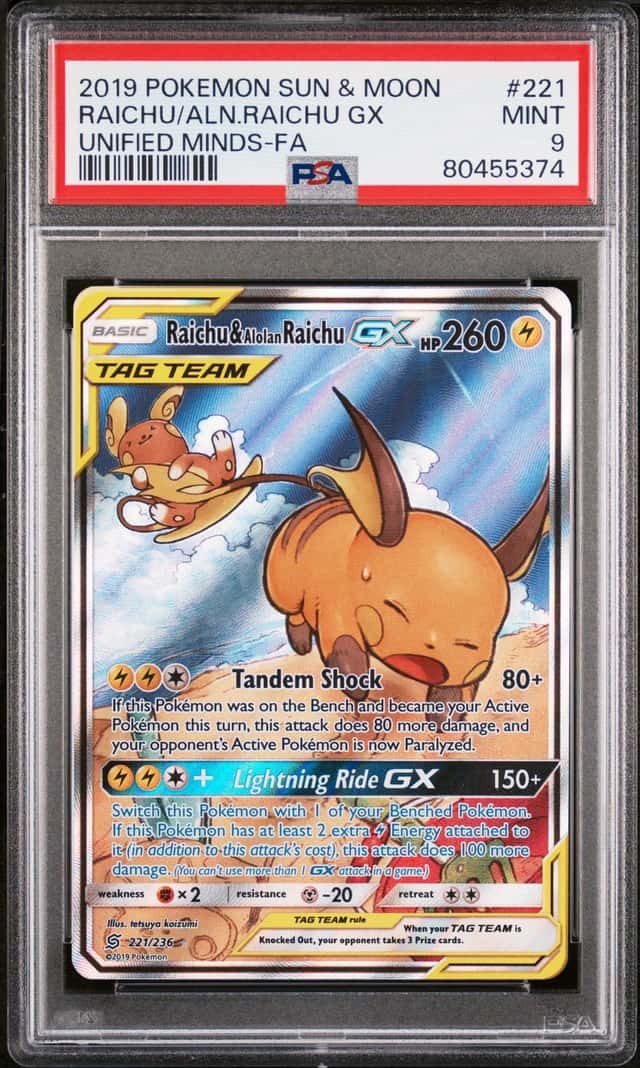 Raichu & Alolan Raichu GX