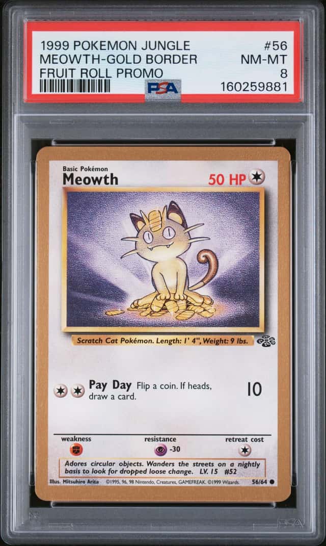 Meowth-Gold Border