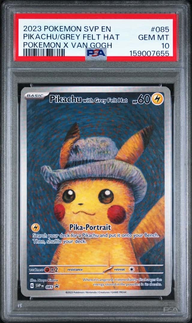 Pikachu/Grey Felt Hat