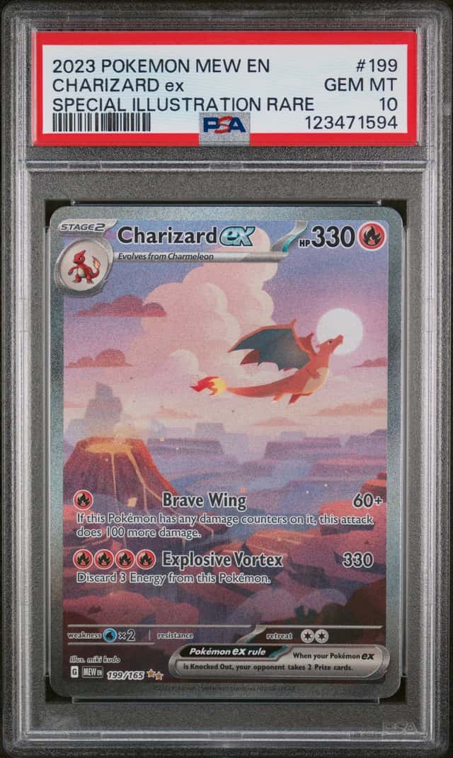 2023 Pokemon Mew Special Illustration Rare Charizard Ex #199