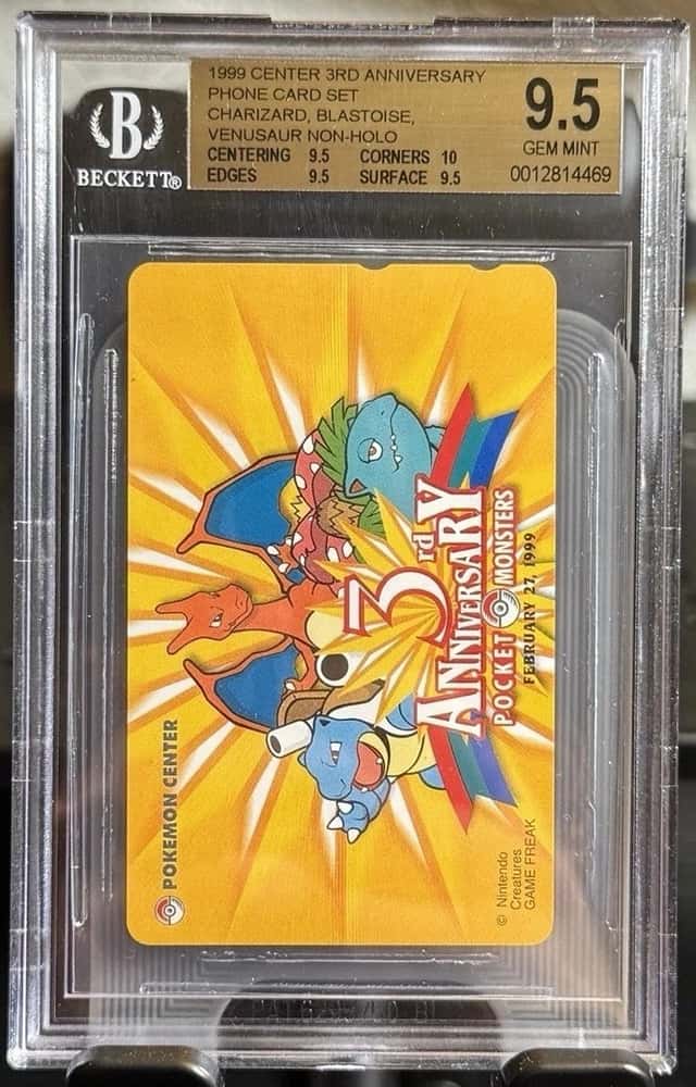 Charizard, Blastoise, Venusaur Non-Holo