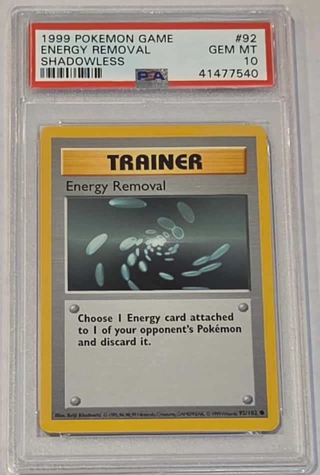 Energy Removal