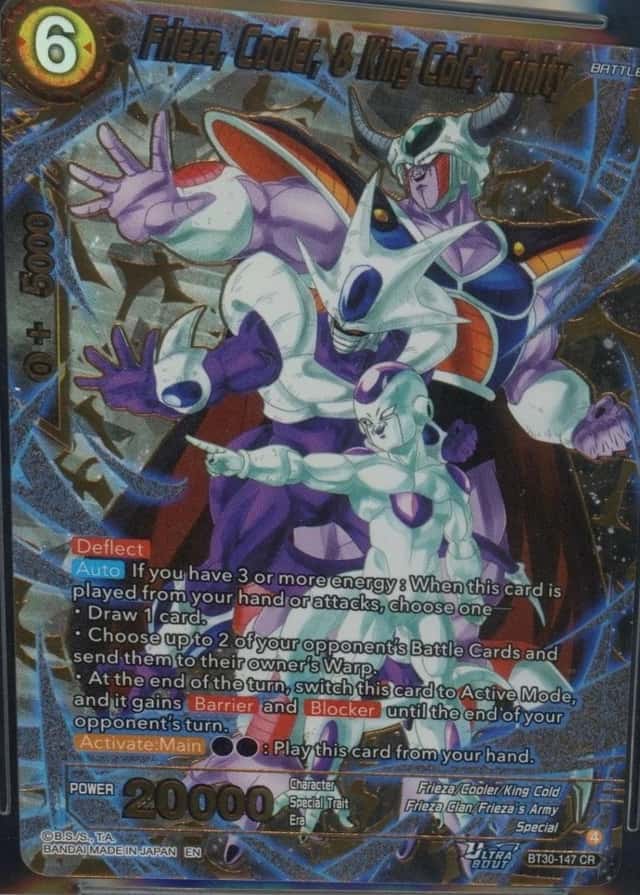 Frieza, Cooler, & King Cold, Trinity CR