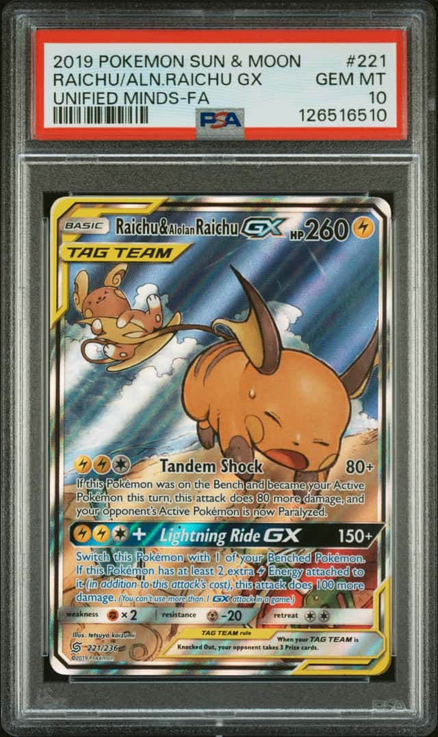 Raichu & Alolan Raichu GX