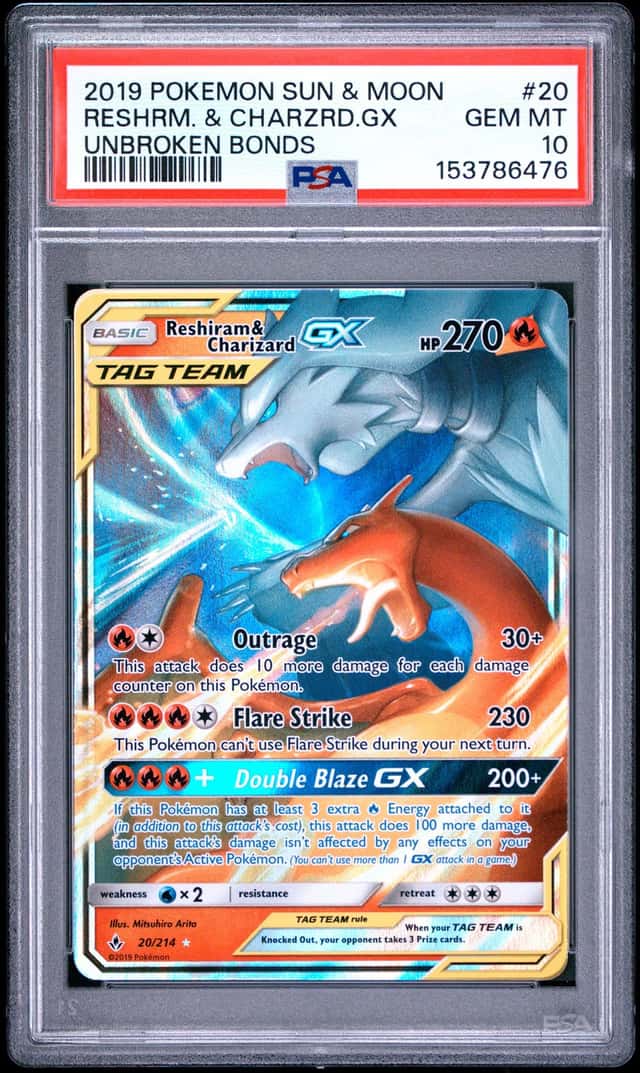 Reshiram & Charizard GX