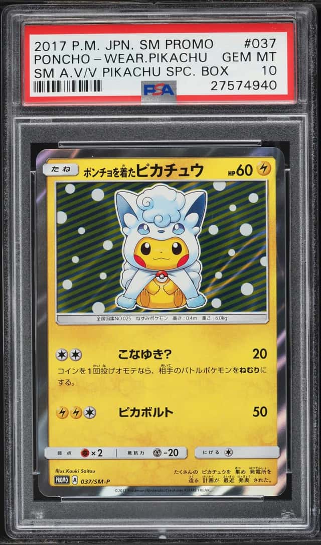 Poncho-Wearing Pikachu