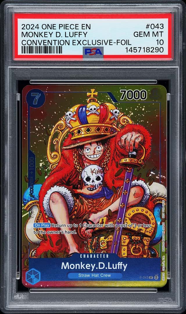 2024 One Piece Promo Convention Exclusive Foil Monkey D. Luffy #P043