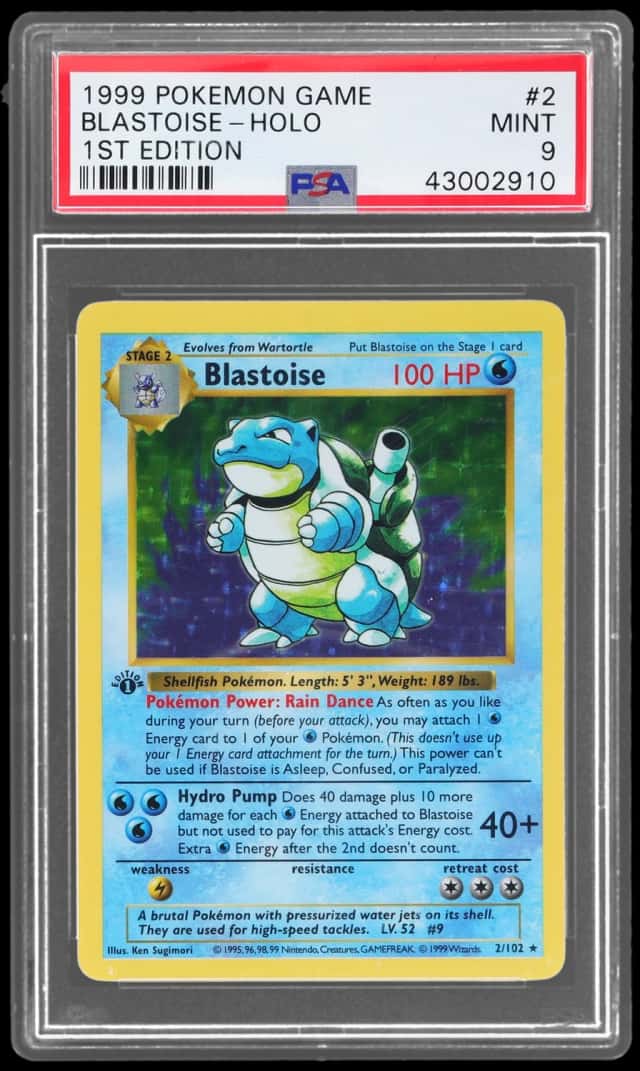 1999 Pokemon Base Set 1st Edition Holo Blastoise #2