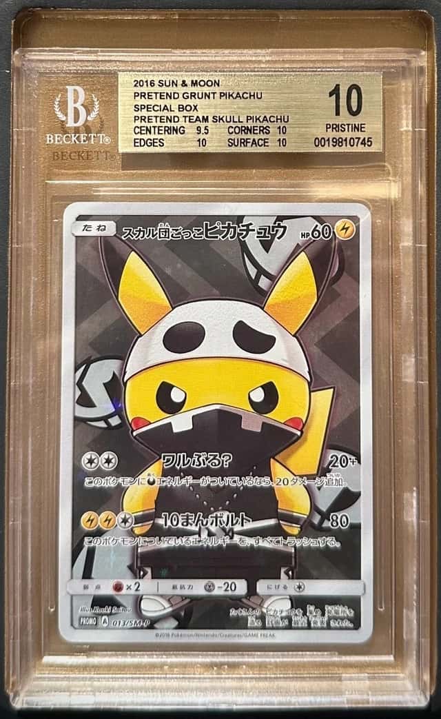 Pretend Team Skull Pikachu