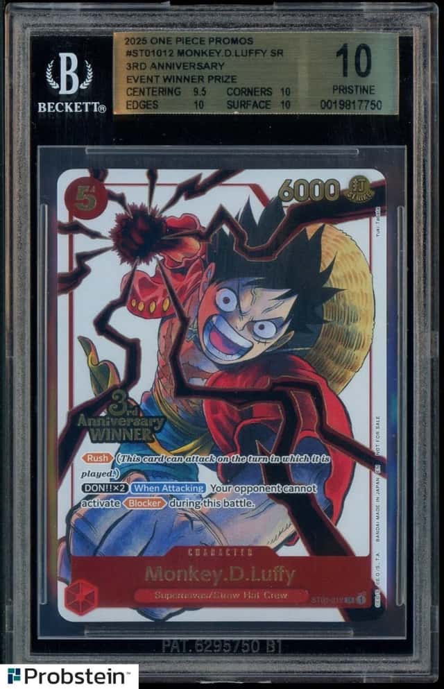 Monkey.D.Luffy SR/(3rd Anniversary Event )