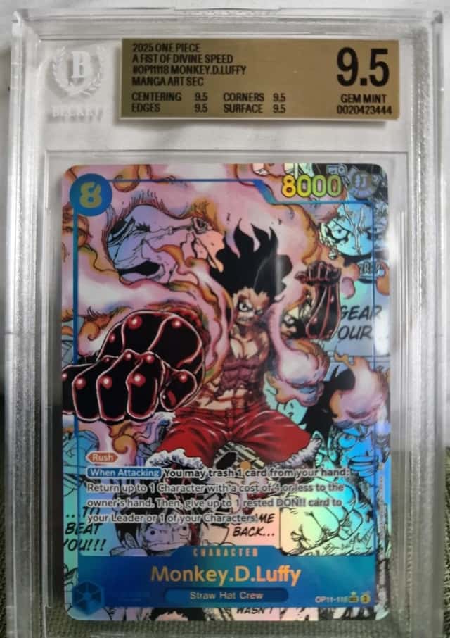 Monkey.D.Luffy (118) (Manga) OP11-118 A Fist of Divine Speed Foil