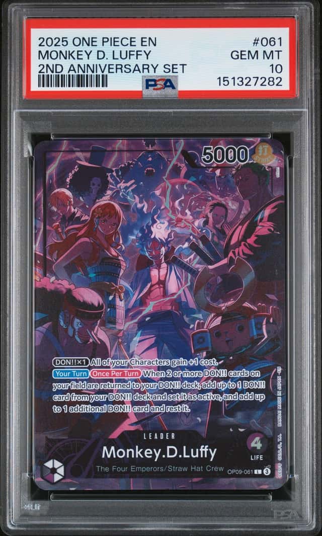 2025 One Piece Promo 2nd Anniversary Set Monkey D. Luffy #OP09061