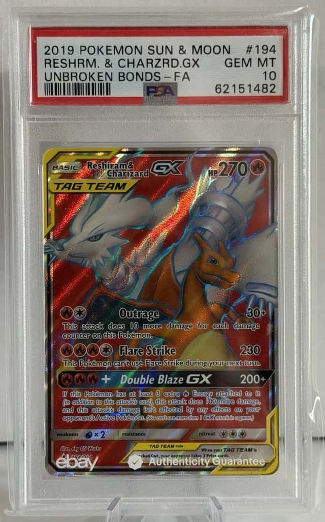 Reshiram & Charizard GX