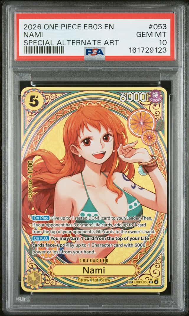 2026 One Piece Heroines Edition Alternate Art Nami #EB03053